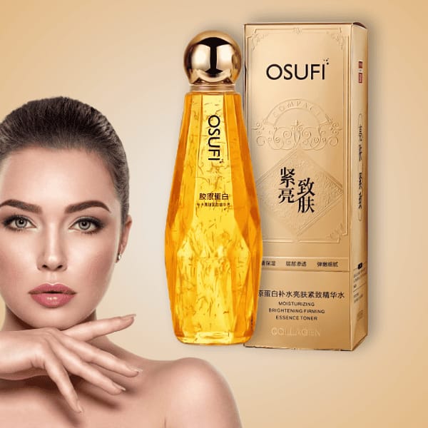 OSUFI Collagen Moisturizing Brightening Firming Essence Toner (300ml)